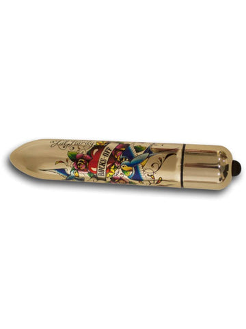 Rocks Off Erotic Ink 160mm 10 Speed If You Love Me Tattoo Art Vibrator - Bullet Vibrators