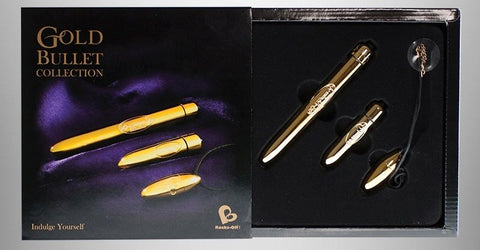 Rocks Off Gold Bullet Collection Trio Vibrator Set - Sex Kits