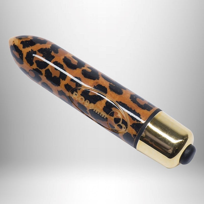 Rocks Off I Luv it Leopard 7 Speed 80mm Bullet Vibrator with 7 Patterns - - Waterproof Vibrators