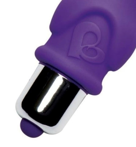 Rocks Off Mini Mates 10 Speed Funky Purple Bullet Vibrator - G-Spot Vibrators