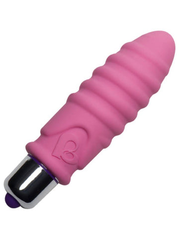 Rocks Off Mini Mates Twirl Versatile Vibrator with Removable Textured Sleeve - Waterproof Vibrators