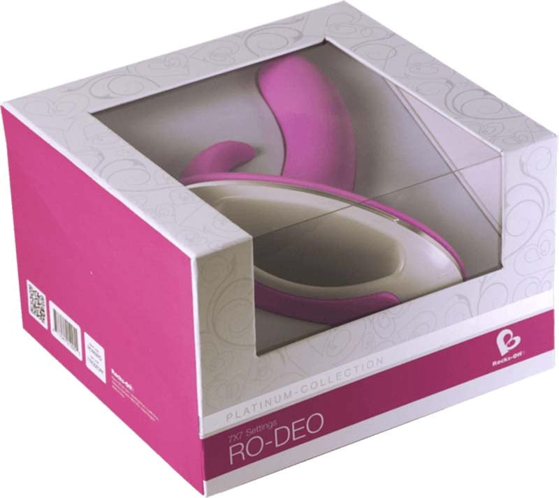 Rocks Off The RO DEO Dual Stimulation Pleasure Ride Hands Free Vibrator - - Clit Ticklers and Pulsators