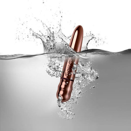 Rocks Off Ro Lux 7 Speed Vibrator Rose Gold Clitoral Stimulation - - Waterproof Vibrators