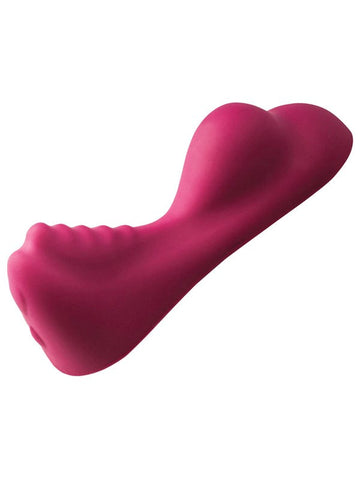 Rocks Off Ruby Glow Hands Free Saddle Vibrator with Dual Motors - G-Spot Vibrators