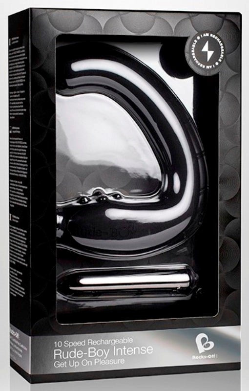 Rocks Off Rude Boy Intense Black Shop For Your Cock - - Prostate Toys