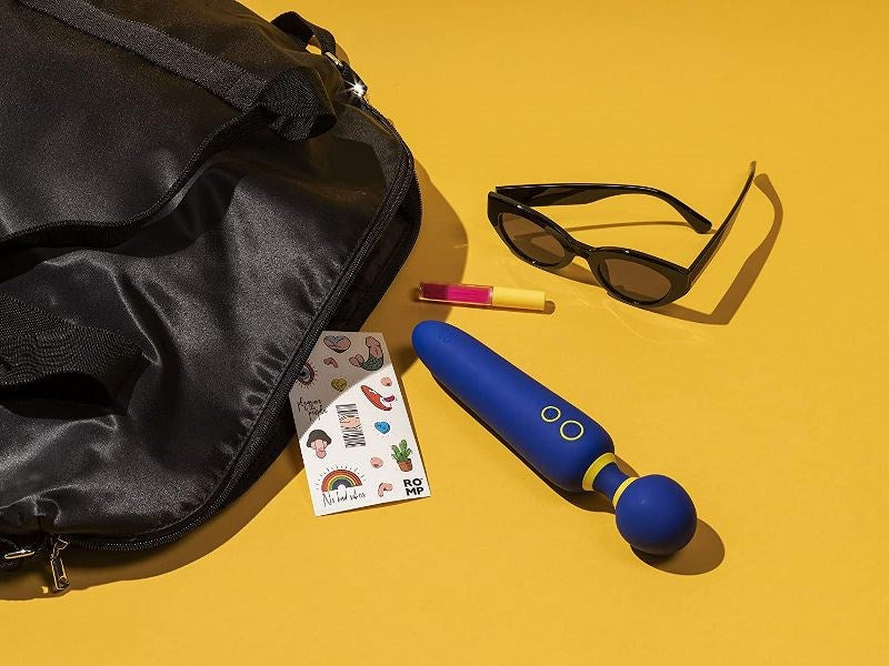 WOW Tech Romp Flip Wand Massager Flexible Head Wand Vibrator - - Personal Massagers