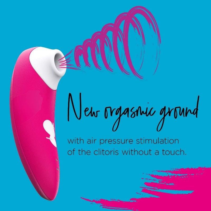 WOW Tech Romp Shine Vibrating Clitoral Stimulator with Air Pulse Technology - - Clit Ticklers and Pulsators