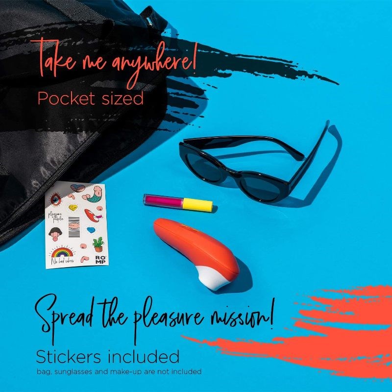 WOW Tech Romp Switch Clitoral Stimulator with Air Pulse Technology - - Clit Ticklers and Pulsators