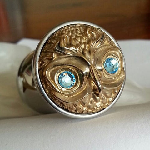 Rosebuds Jewelry Rosebuds Owl Bronze Medium Plug French Luxury Anal Toy - Steel Sex Toys