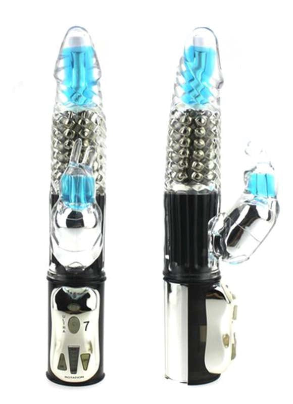 BDStyle Rotation Jack Vibrator Triple Action G Spot and Clitoral Stimulation - Personal Massagers