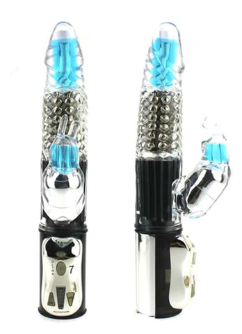 BDStyle Rotation Jack Vibrator Triple Action G Spot and Clitoral Stimulation - Personal Massagers