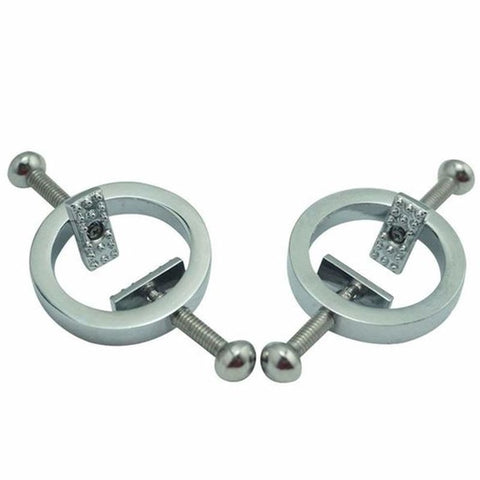 BDStyle Adjustable Pleasure Clamps Tease and Delight Nipple Stimulation - Breast and Nipple Toys