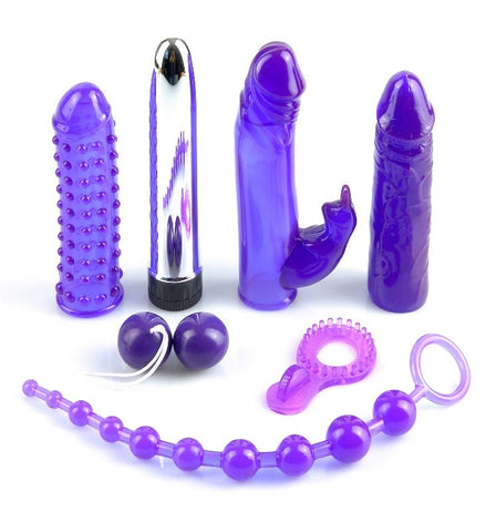 Pipedream 7 Piece Royal Rabbit Vibrators Kit Complete Pleasure Set - Sex Kits