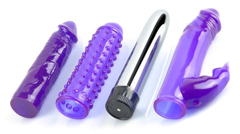 Pipedream 7 Piece Royal Rabbit Vibrators Kit Complete Pleasure Set - Sex Kits