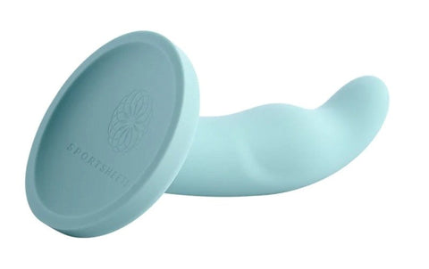 Sportsheets Ryplie 6 in. Suction Cup Dildo with Curved Design - Non-Realistic Dildos
