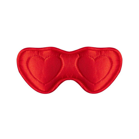Sportsheets S&M Amor Blindfold Red Satin Sensory Deprivation - Masks And Blindfolds