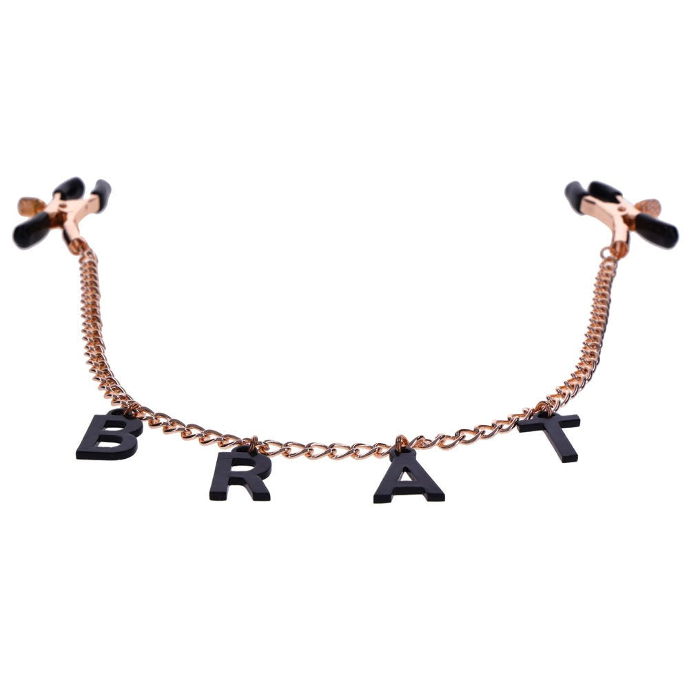 S&M Brat Charmed Nipple Clamps Fast Aussie Shipping - - Nipple and Clit Clamps