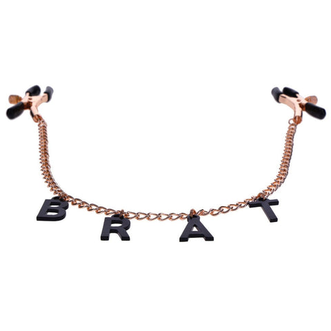 Sportsheets S&M Brat Charmed Nipple Clamps with Adjustable Tension - Nipple and Clit Clamps