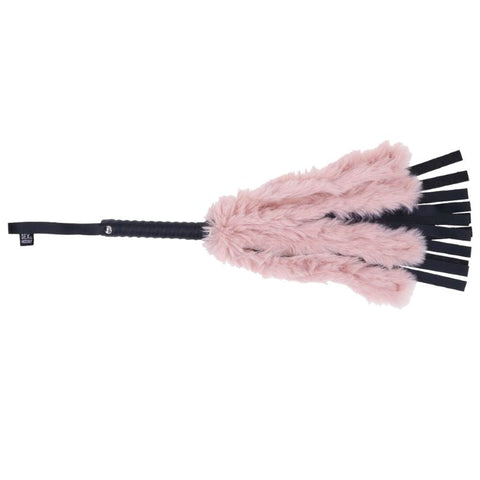 Sportsheets S&M Brat Faux Fur Flogger Rose Gold Handle Impact Play - Whips And Crops
