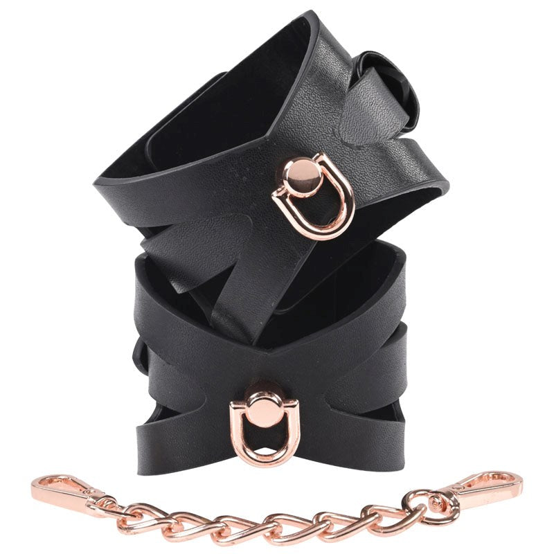 Sportsheets Captivating Restraint Sex & Mischief Brat Handcuffs Premium - Cuffs and Restraints