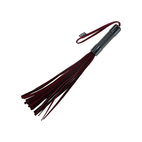 Sportsheets S&M Enchanted Flogger with Crimson Velveteen Tails - Whips And Crops