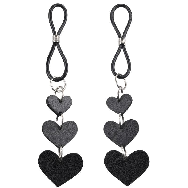 S&M Heart Nipple Ties Best Value Adult Toy - - Nipple and Clit Clamps