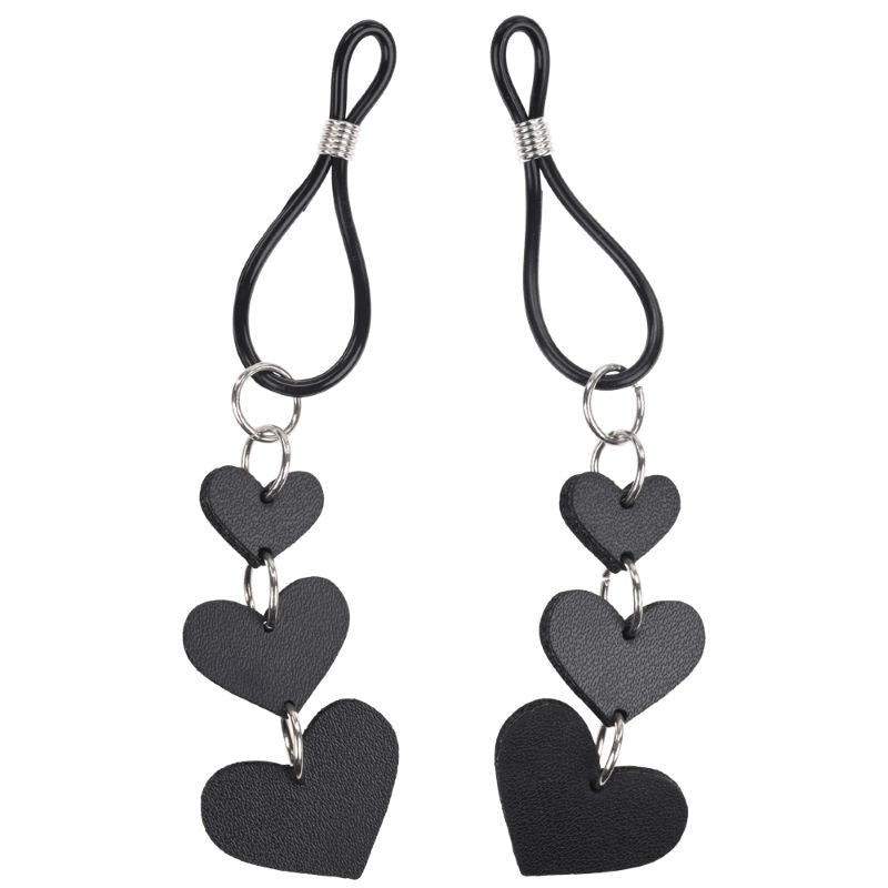 S&M Heart Nipple Ties Best Value Adult Toy - - Nipple and Clit Clamps