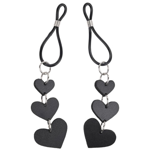 S&M Heart Nipple Ties - Nipple and Clit Clamps