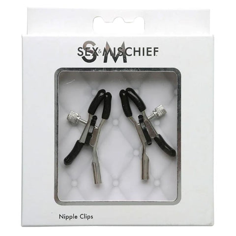 Sportsheets Sensual Delight S&M Nipple Clips Adjustable Pressure Control - Nipple and Clit Clamps