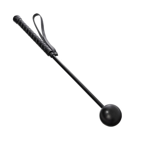 Sportsheets Commanding S&M Shadow Ball Crop Ergonomic Handle Design - Whips And Crops