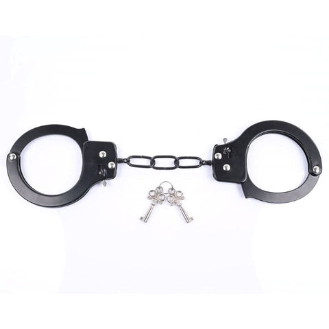 Sportsheets Sensual Bondage Duo Metal Cuffs Blindfold BDSM Kit - Cuffs and Restraints