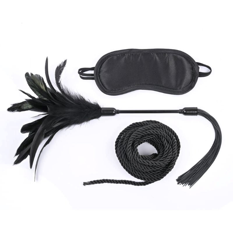 S&M Shadow Tie and Tickle Kit Best Price Sex Toys - - Bondage Kits