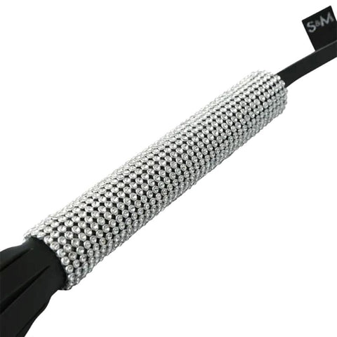 Sportsheets Radiant Sting Sparkle Flogger Crystal Handle BDSM Impact Toy - Whips And Crops