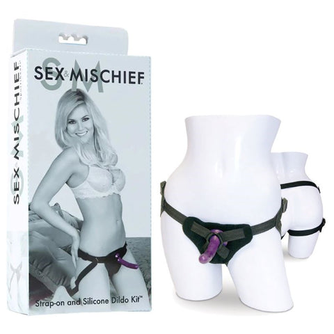 Sportsheets Indulge in Intimate Exploration S&M Strap On Silicone Dildo Set - Strap On Sextoys