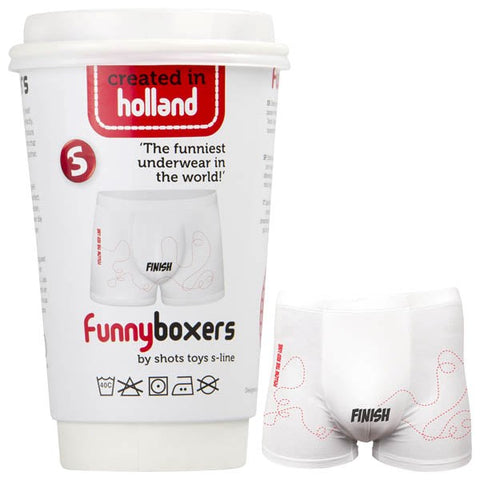 Shots Toys S Line Funny Boxers Finish Cotton Comfort Underwear - Jocks and G-Strings