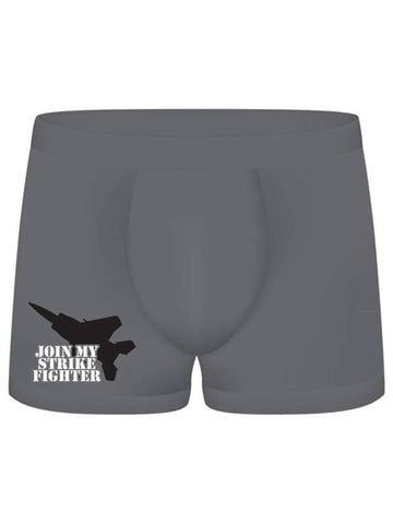 Shots Toys S Line Funny Boxers Join My Strike Fighter Premium Cotton - Jocks and G-Strings