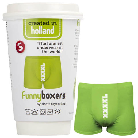 Shots Toys S Line Funny Mens Boxers XXXXL Premium Cotton Comfort - Fancy Dress Ups