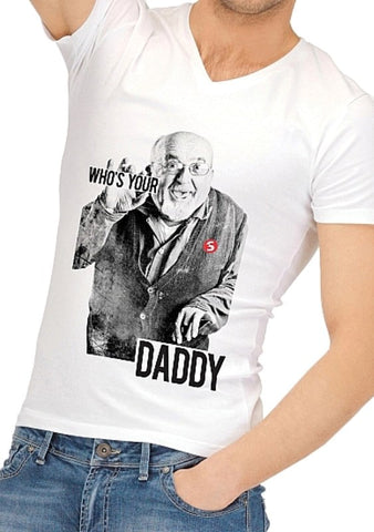 Shots Toys S Line Funny Tshirt Whos Your Daddy Large Premium Cotton Comfort - Party Gifts and Novelties