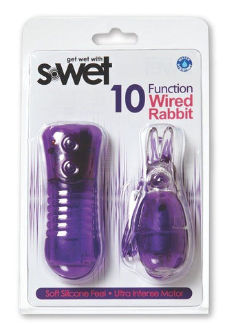 Nu Sensuelle S Wet Wired Rabbit Ear Massager with Remote Control - Clit Ticklers and Pulsators