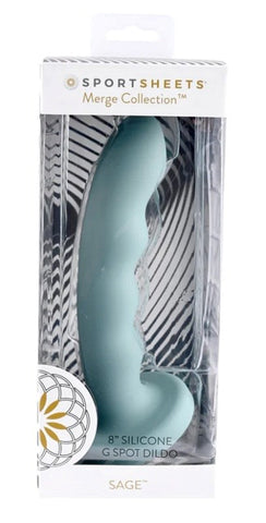 Sportsheets Sage 8 in. Suction Cup Dildo with Harness Compatibility - Non-Realistic Dildos