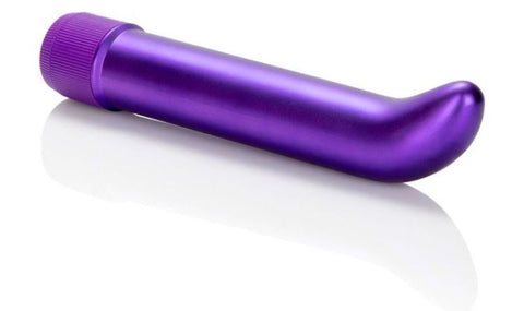 California Exotics Satin G Passion Purple Curved G Spot Vibrator - G-Spot Vibrators