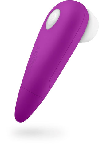 Satisfyer Number One Air Pulse Multi Functions Clitoral Vibrator Rose Gold - Clit Ticklers and Pulsators