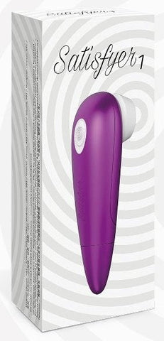 Satisfyer Number One Air Pulse Multi Functions Clitoral Vibrator Rose Gold - Clit Ticklers and Pulsators