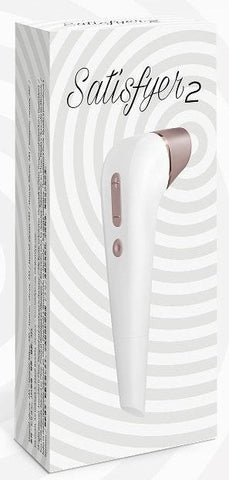 Satisfyer Number Two Air Pulse Clitoral Vibrator Rose Gold Waterproof - Clit Ticklers and Pulsators