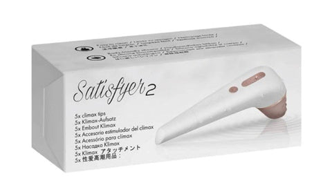 Satisfyer Number Two Mens Stroker Climax Heads 5 Pack Interchangeable Caps - Vibrator Accessories