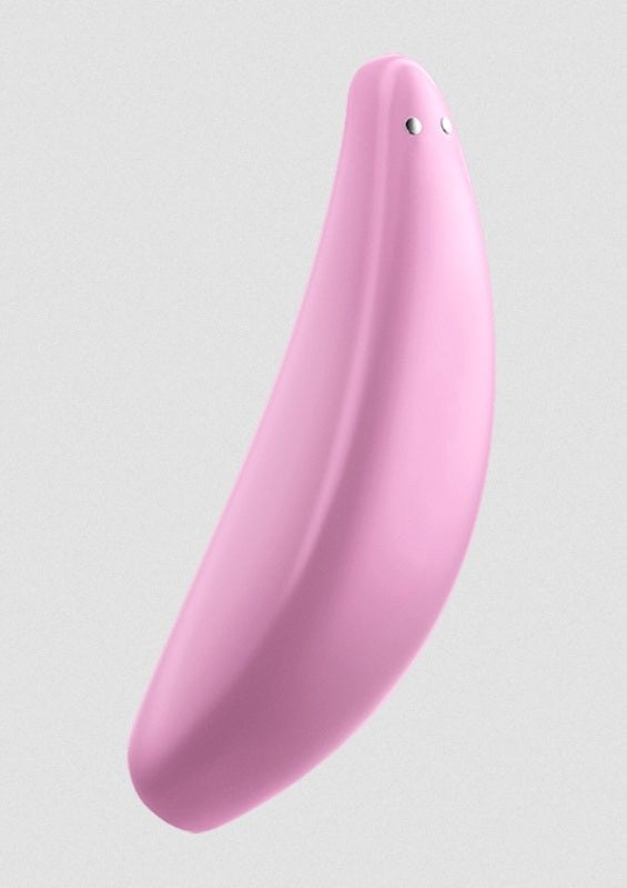 Satisfyer Curvy 3+ Clitoral Vibrator with Air Pulse and App Control - - Clit Ticklers and Pulsators