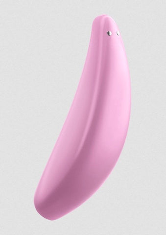 Satisfyer Curvy 3+ Clitoral Vibrator with Air Pulse and App Control - Clit Ticklers and Pulsators