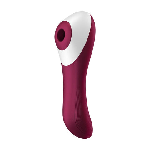 Satisfyer Dual Crush Air Pulse Clitoral and G Spot Vibrator with Dual Motors - Clit Ticklers and Pulsators