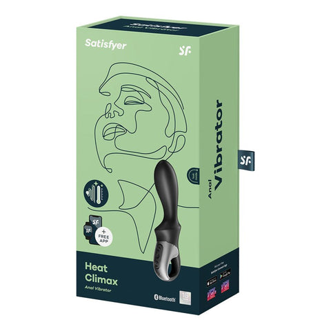 Satisfyer Heat Climax Plus Mobile App Controlled Anal Vibrator - G-Spot Vibrators