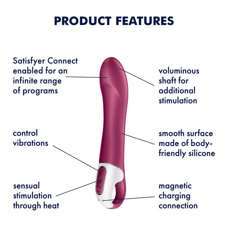 Satisfyer Heated Thrill Sensual G Spot Stimulator with App Control - - G-Spot Vibrators